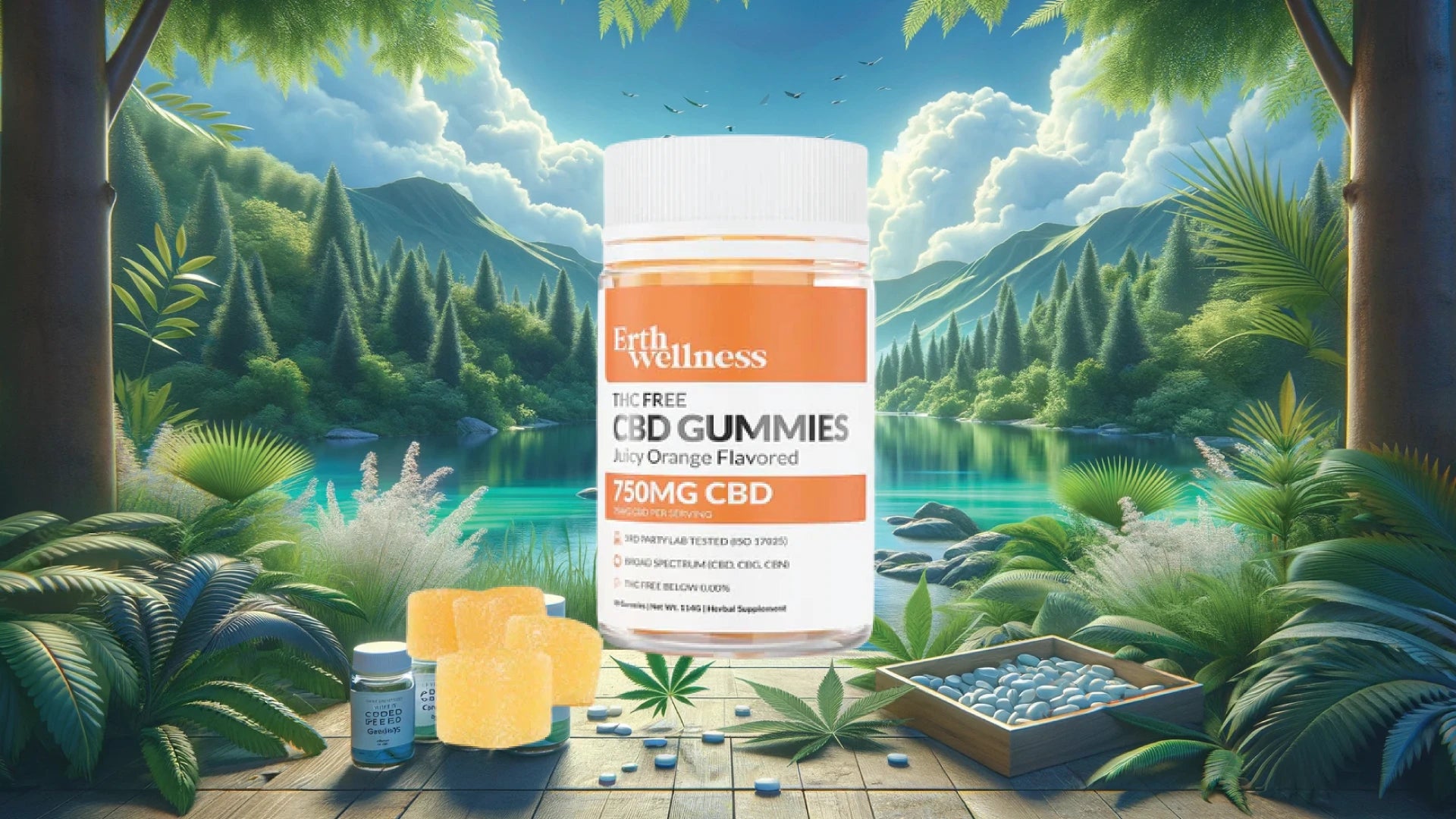 Pure Relief: Broad Spectrum CBD Gummies by Ben's Canna