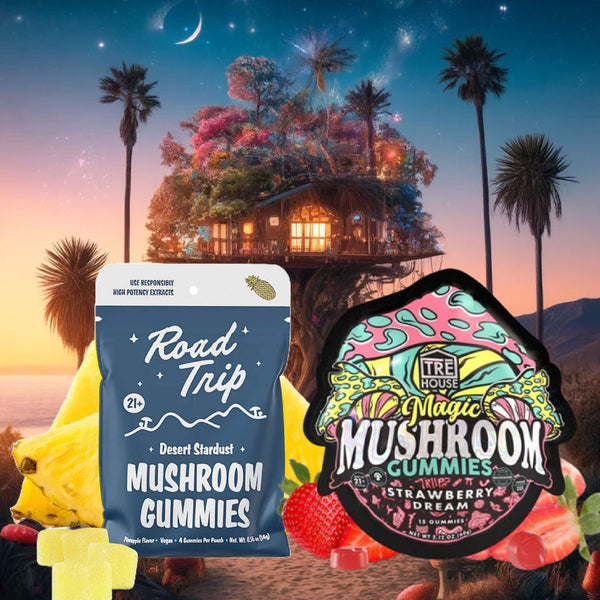 Desert Stardust vs. Trē House Magic Mushroom Gummies Showdown