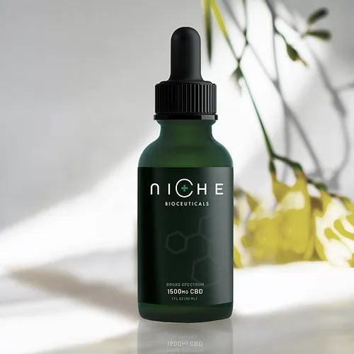 Mint CBD Tincture - 1500mg | THC-Free | Niche Bioceuticals