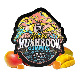 Juicy Mango Magic Shroom Gummies | Trē House - Available at Ben's Canna