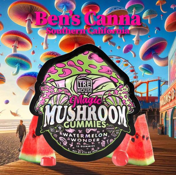 Watermelon Wonder Magic Shroom Gummies | Trē House - Available at Ben's Canna