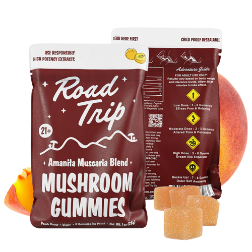 Road Trip Amanita Muscaria – Legal Mushroom Gummies