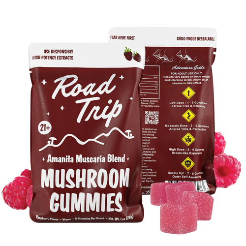 Road Trip Amanita Muscaria – Legal Mushroom Gummies