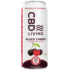 CBD Sparkling Water (25mg) - Black Cherry