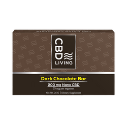 CBD Living Dark Chocolate Bar (200mg)