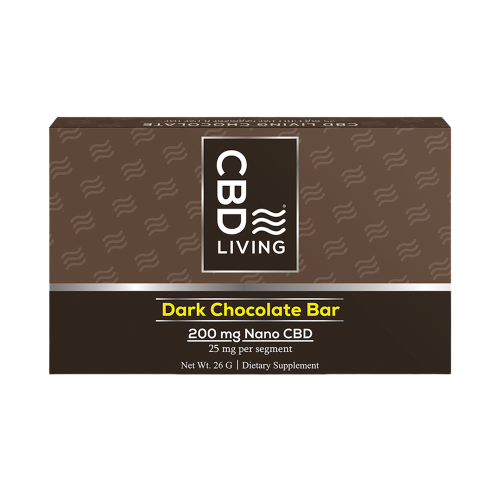 CBD Living Dark Chocolate Bar (200mg)