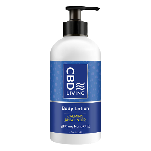 CBD Living Unscented Lotion (300mg)