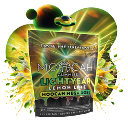 Moocah Mega Dose Mushroom Gummies - Lightyear Lemon Lime