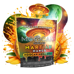 Moocah Mega Dose Mushroom Gummies - Martian Mango