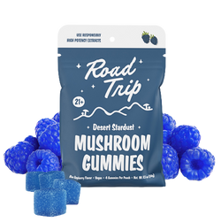 Desert Stardust Mushroom Gummies - Blue Raspberry.