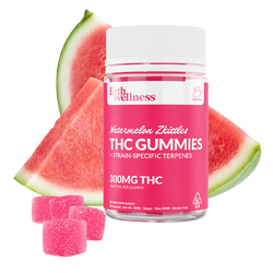 Δ9 THC Gummies - Watermelon Zkittles - Strain Specific (Indica) - 300mg.