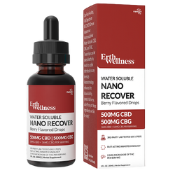 Water Soluble NANO RECOVER CBD:CBG Tincture - Berry Flavored.
