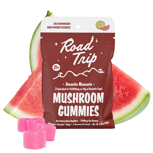 Amanita Muscaria Magic Mushroom Gummies - Watermelon.
