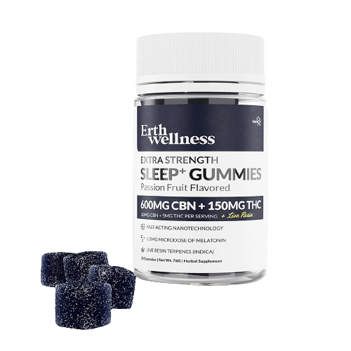 SLEEP+ Gummies - CBN + THC + Live Resin  - 750mg.