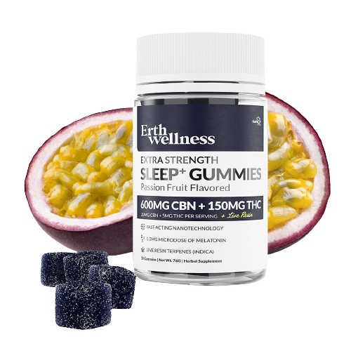 SLEEP+ Gummies - CBN + THC + Live Resin  - 750mg.