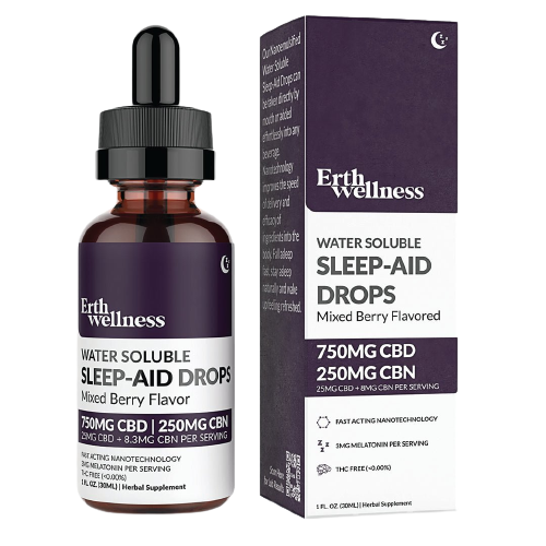 Water Soluble CBD + CBN Sleep Aid Drops Tincture